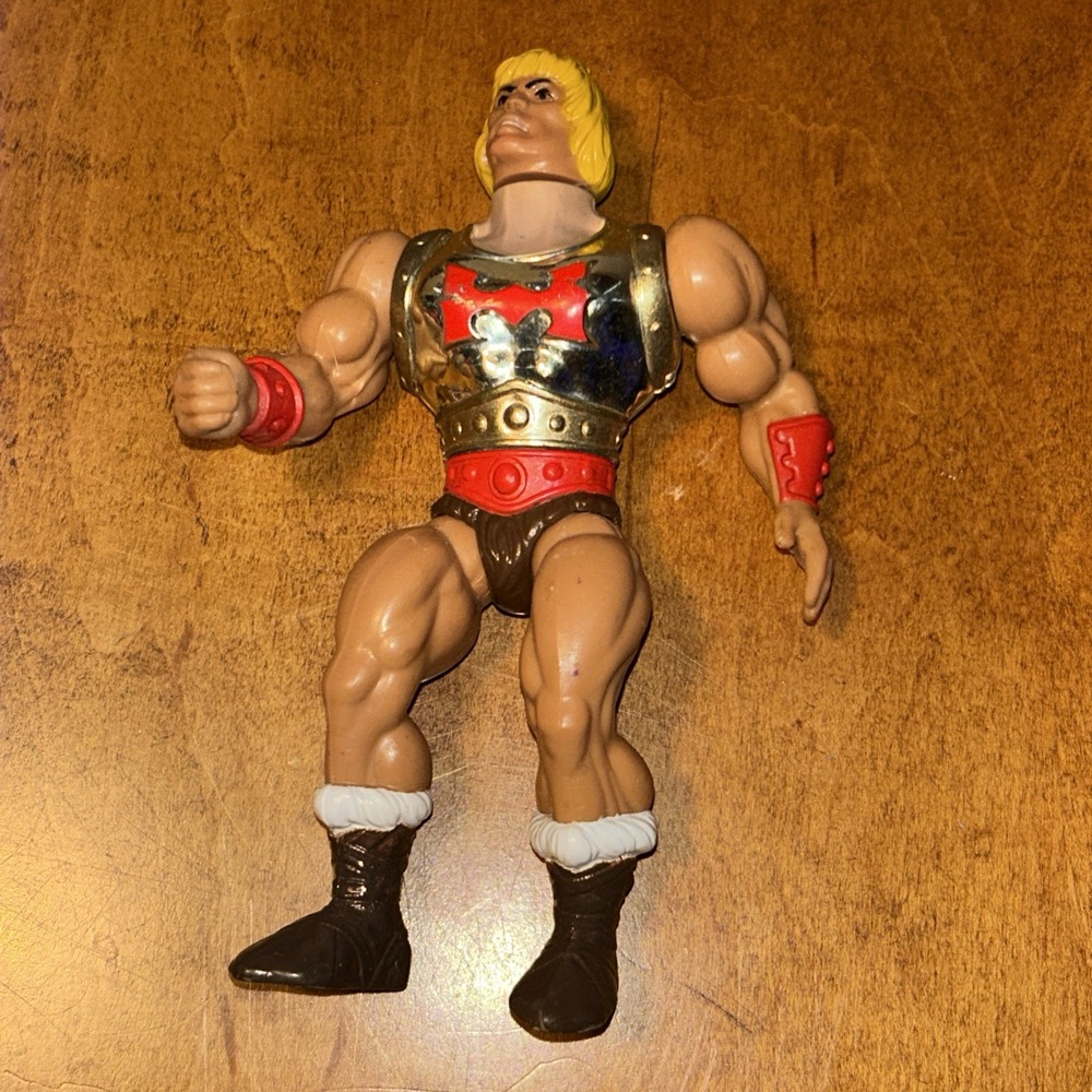 MOTU, Flying Fists He-Man, Masters of the Universe, Vintage Figure, Mattel, 1986